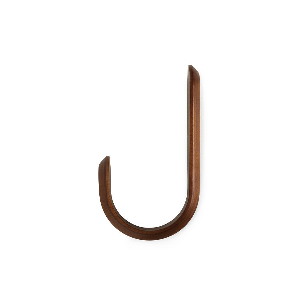 Curve Hook Walnut