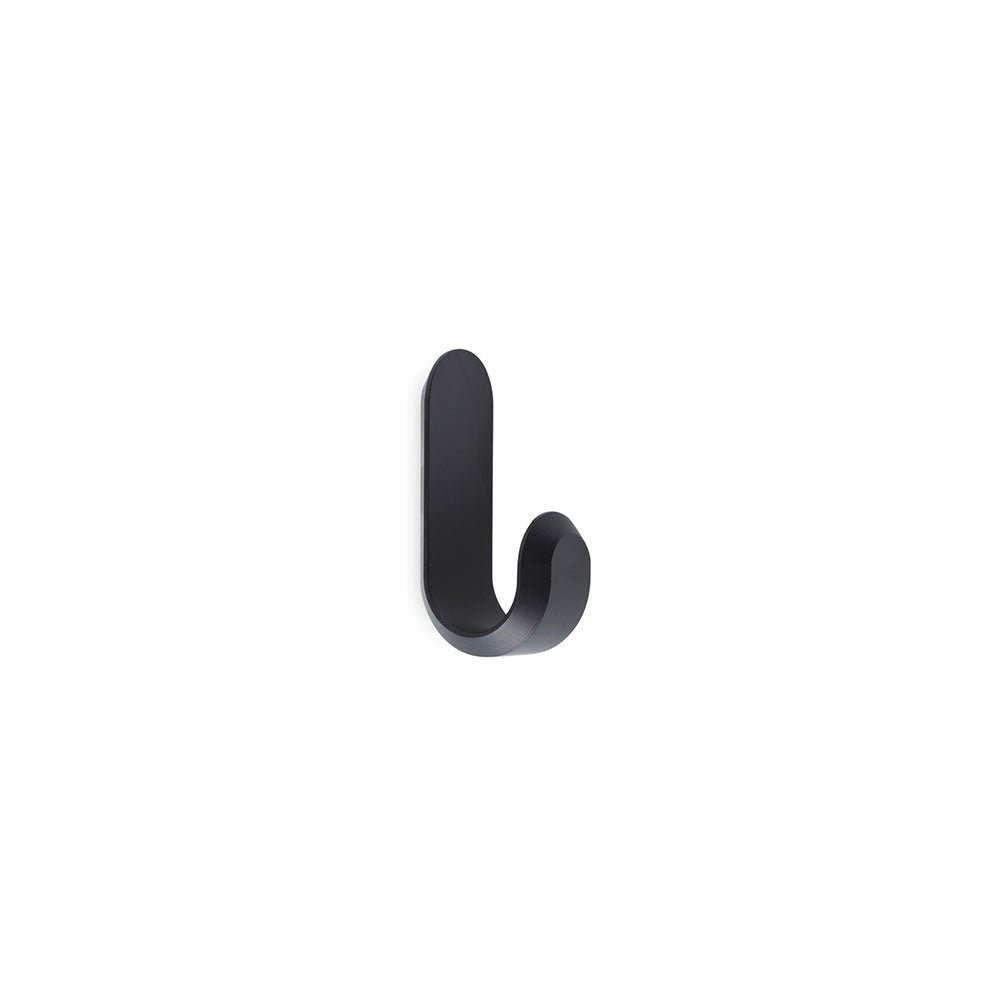Curve Mini Hooks Matt Black (Set de 2)