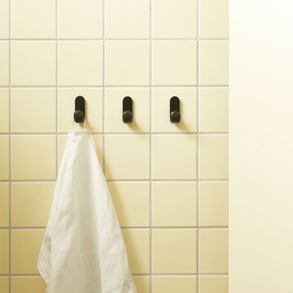 Curve Mini Hooks Matt Black (Set de 2)