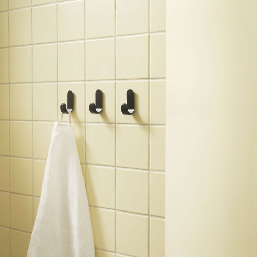 Curve Mini Hooks Matt Black (Set de 2)