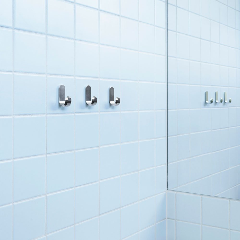 Curve Mini Hooks Silver (Set de 2)