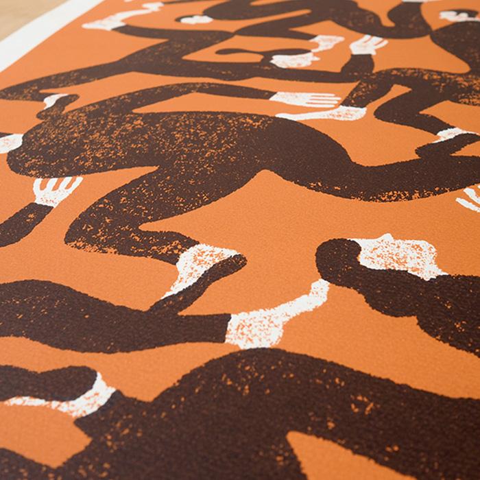Sérigraphie en édition limitée Dance 1