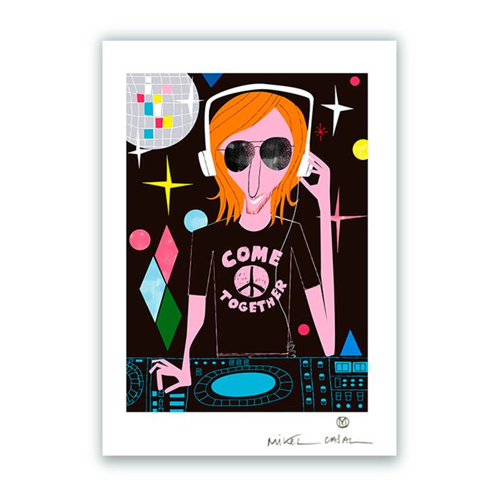 David Guetta Impresión Giclée A5