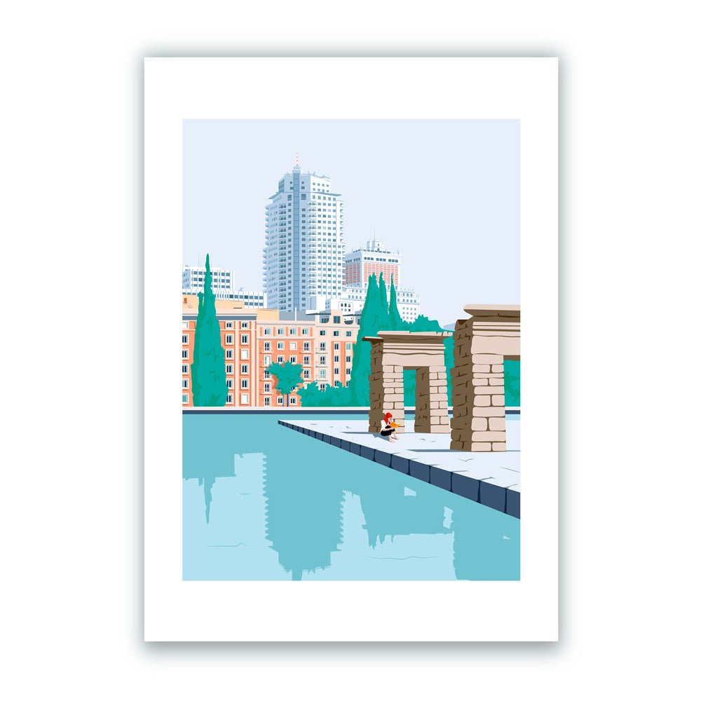 Templo de Debod Impresión Giclée