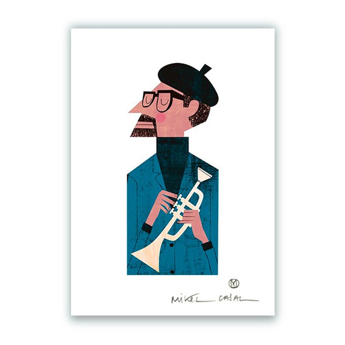 Dizzy Gillespie Giclée Print A5