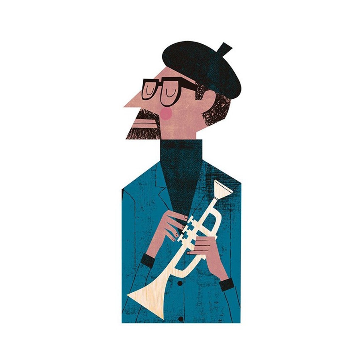 Dizzy Gillespie Giclée Print A5