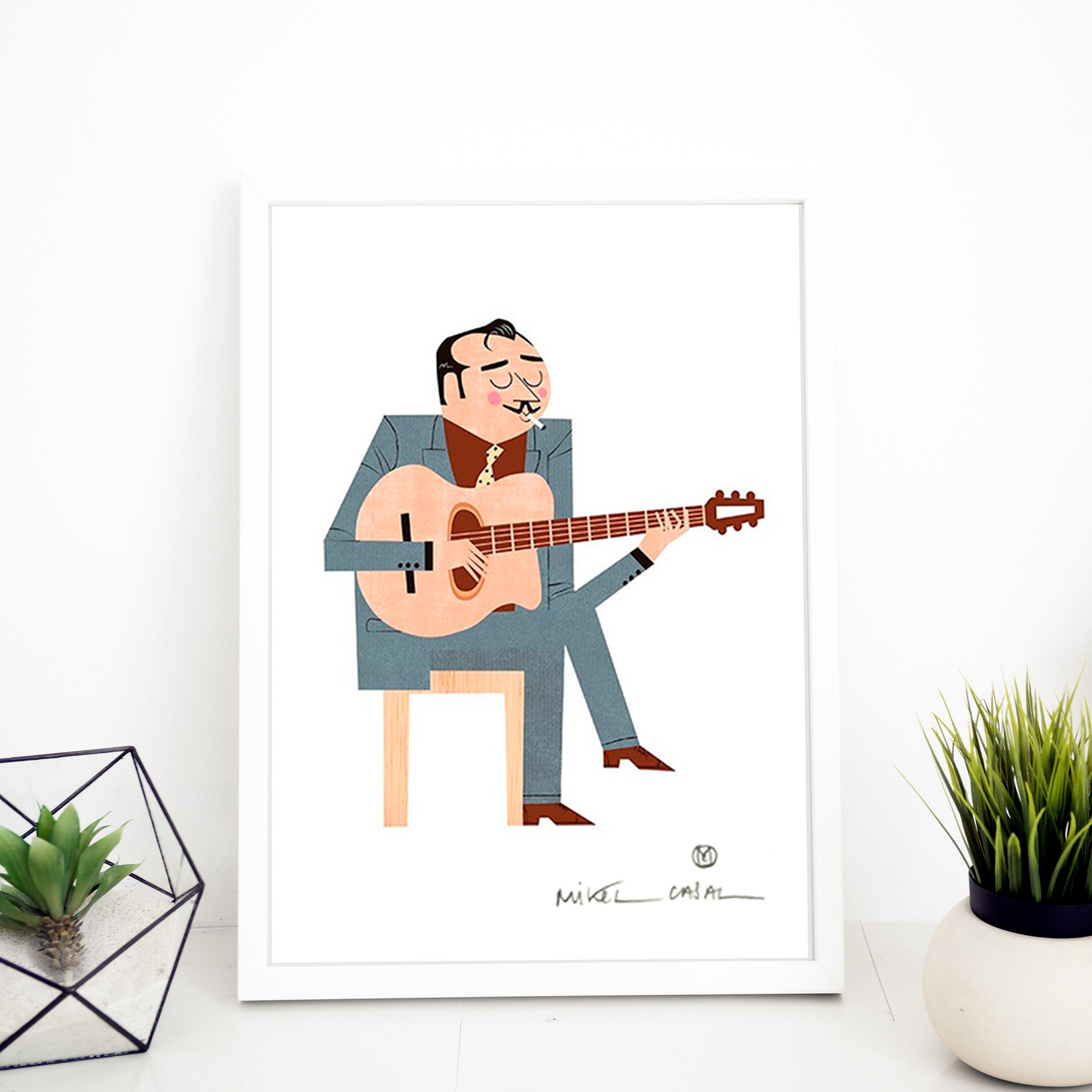 Django Giclée Print A5