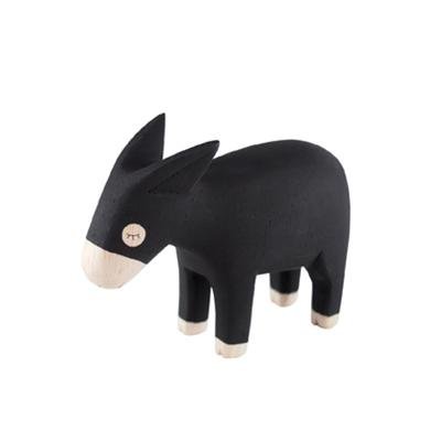 Pole Pole Wooden Animal Donkey
