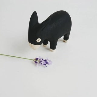 Pole Pole Wooden Animal Donkey