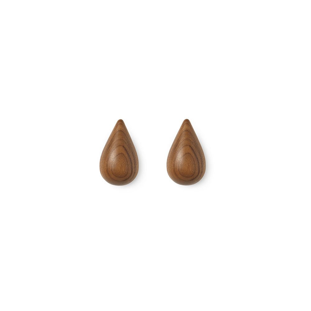Dropit Hooks Small Walnut (Set de 2)
