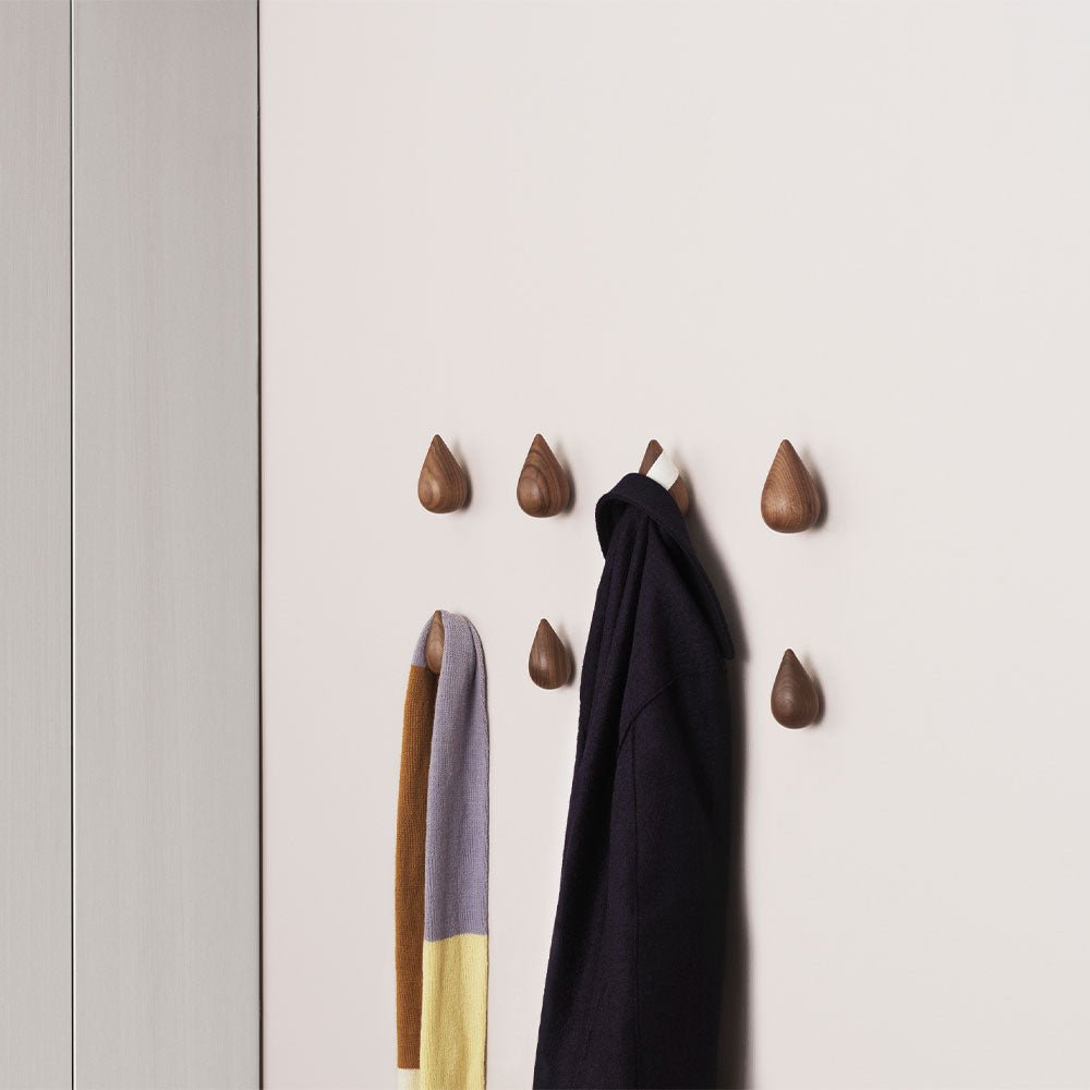 Dropit Hooks Small Walnut (Set de 2)