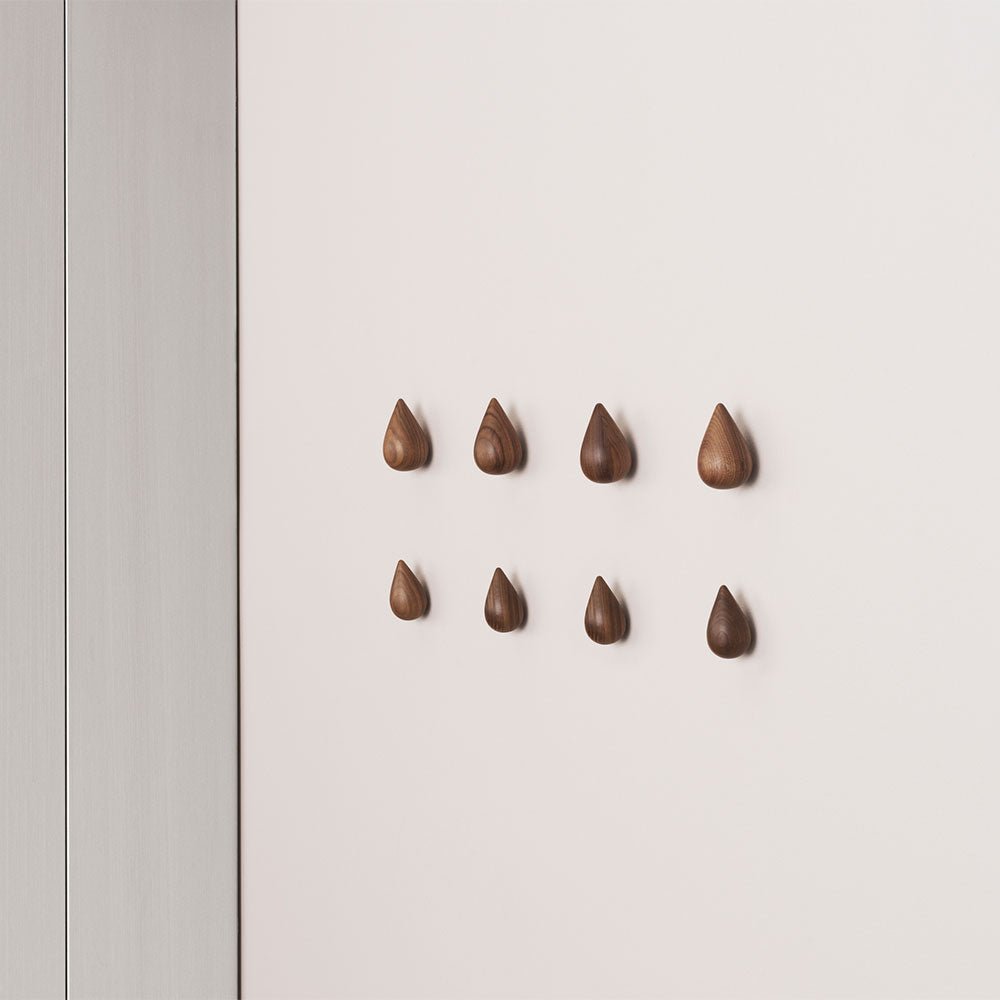Dropit Hooks Small Walnut (Set de 2)