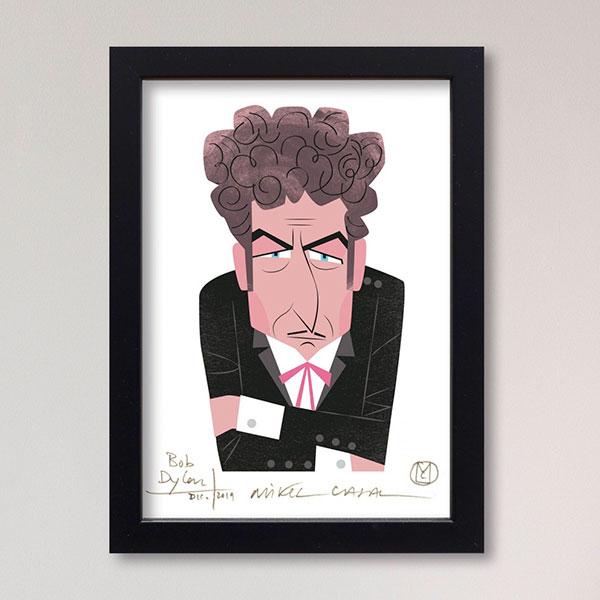 Bob Dylan Giclée Print A5