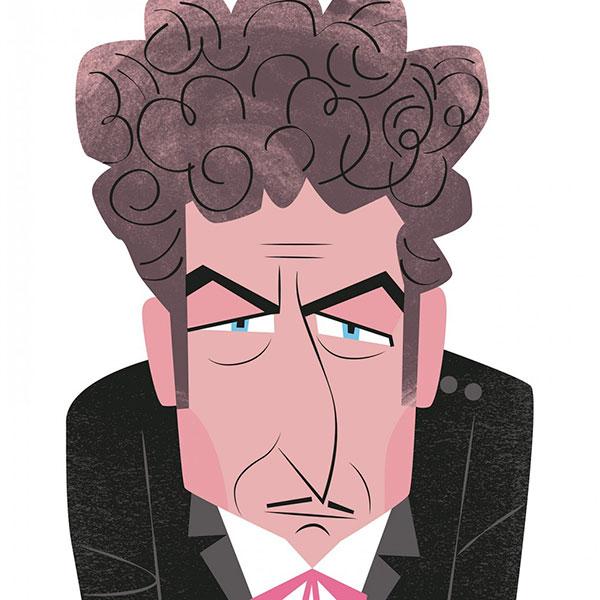 Bob Dylan Giclée Print A5