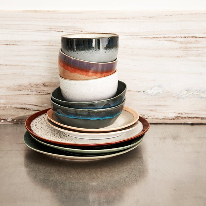 70s Ceramics: Dinner Plate - Supernova