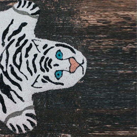 Paillasson Tigre Blanc