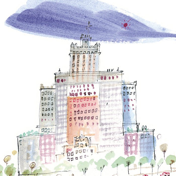 Edificio España Impresión Giclée