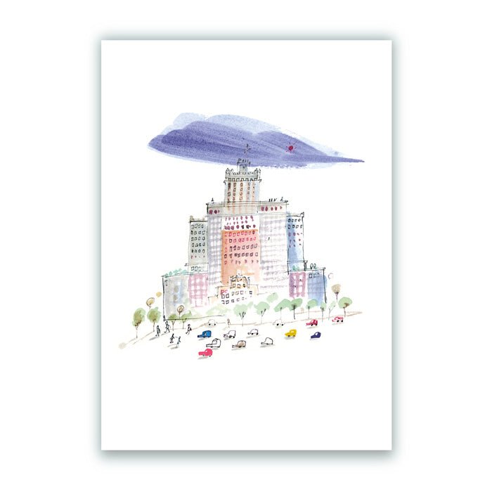 Edificio España Impresión Giclée