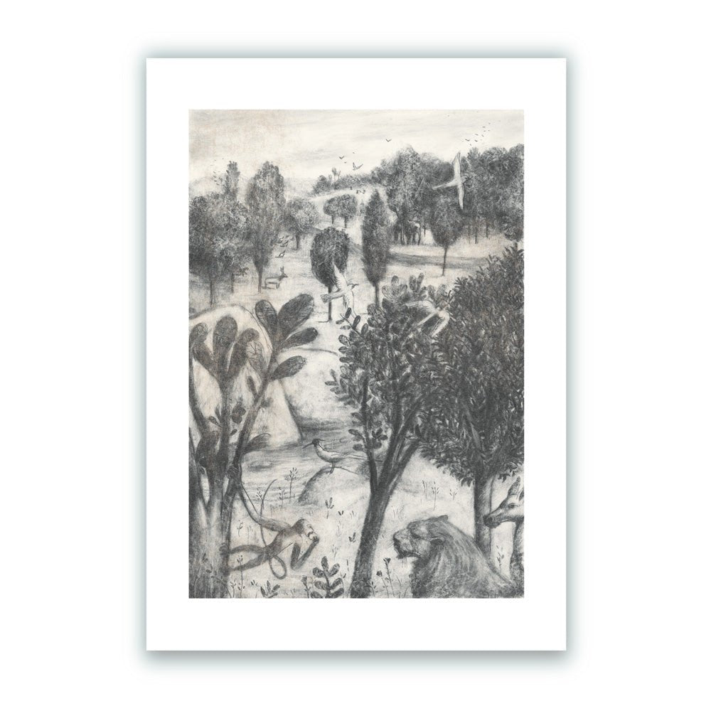 Paradis perdu A4 Giclée Print