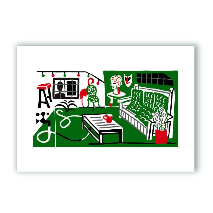 La cour Giclée Print