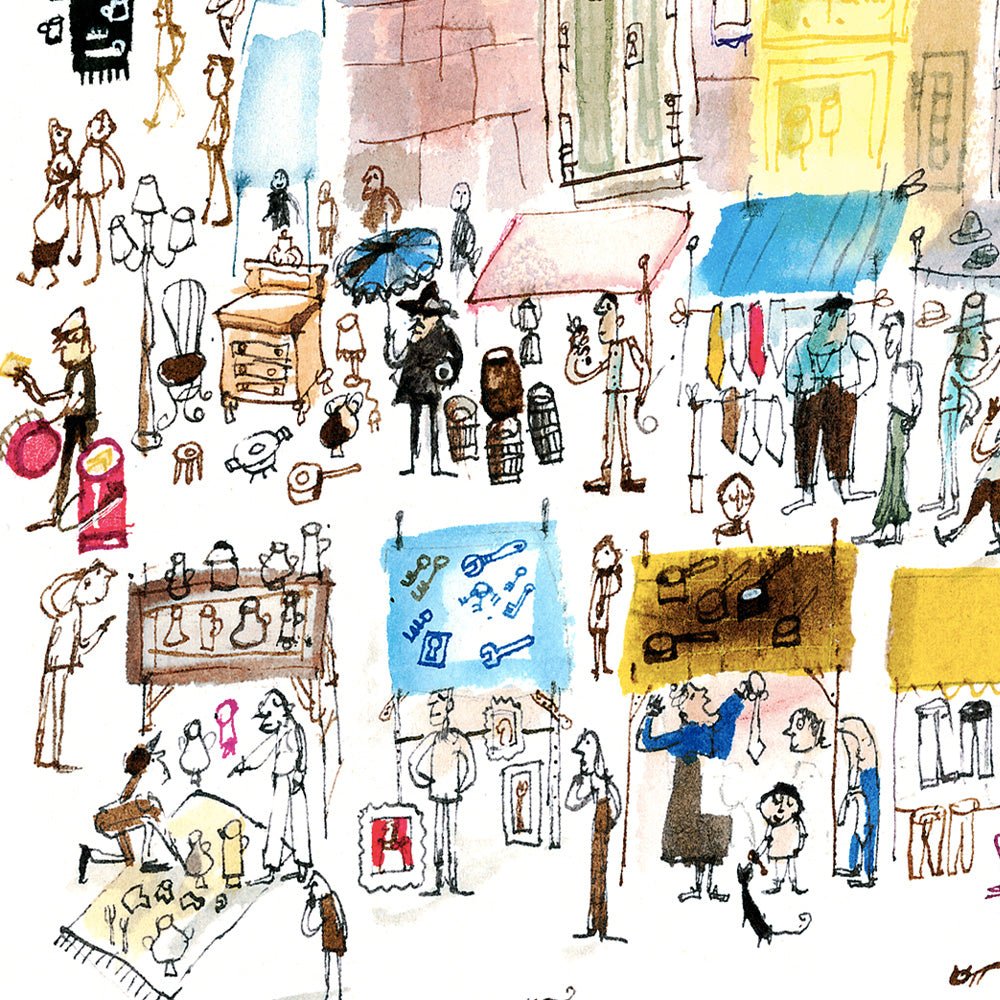 El Rastro Giclée Print