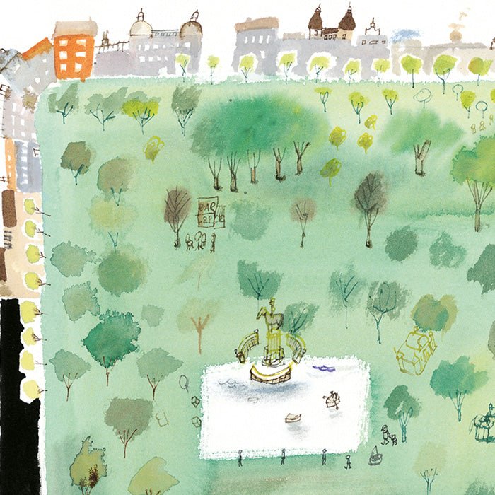 Parque del Retiro Impresión Giclée
