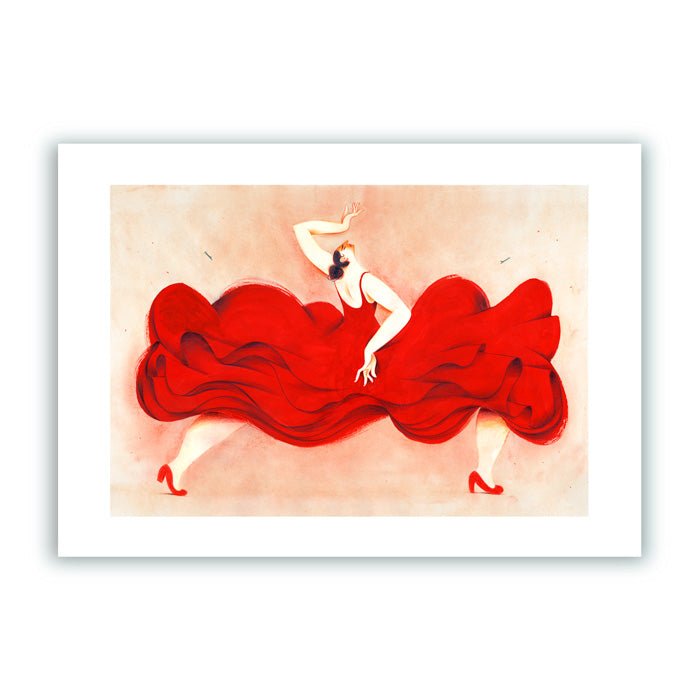 Flamenca Ella Giclée Print A5