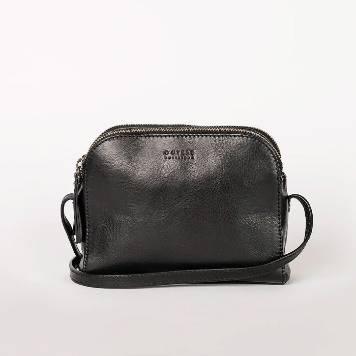 Bolso Emily Stromboli Negro (Correa Cuero)