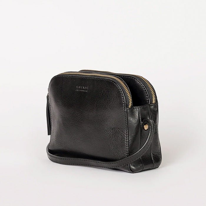 Bolso Emily Stromboli Negro (Correa Cuero)