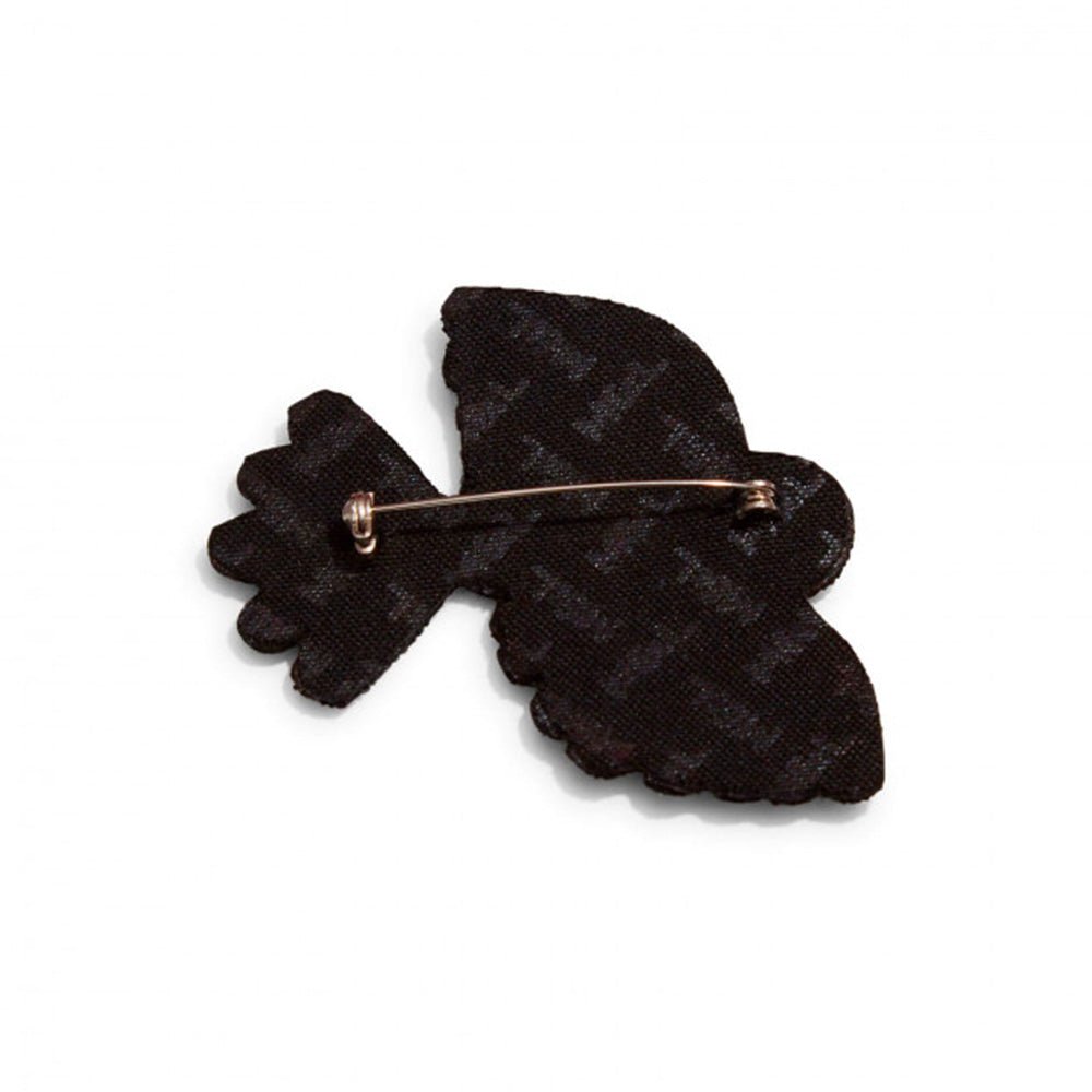 Falcon Hand Embroidered Brooch