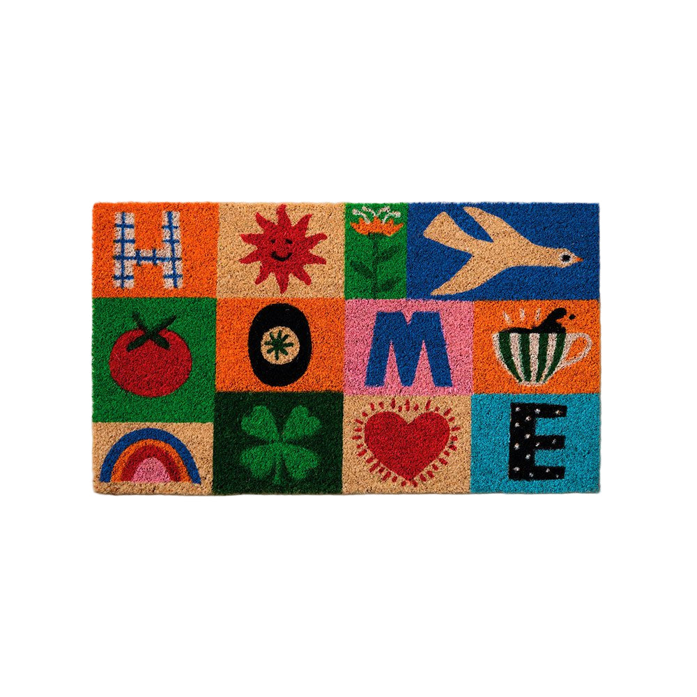 Felpudo Coco Blanco Home 40 x 70