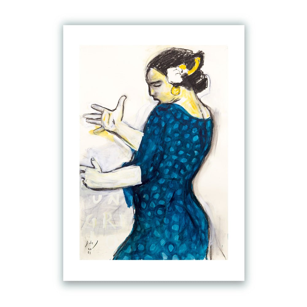 Flamenca "Un Grito" Impresión Giclée