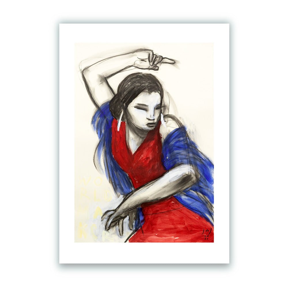 Flamenca "World Maker" Impresión Giclée