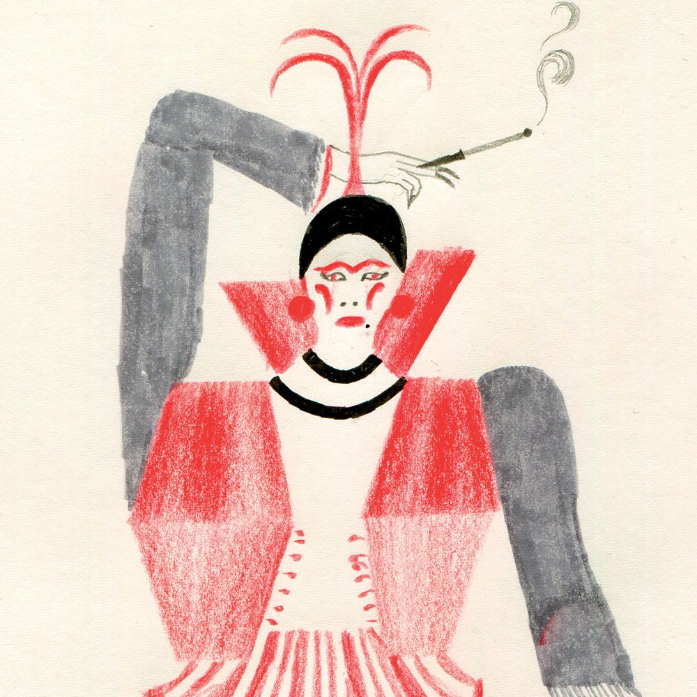 Flapper Giclée Print