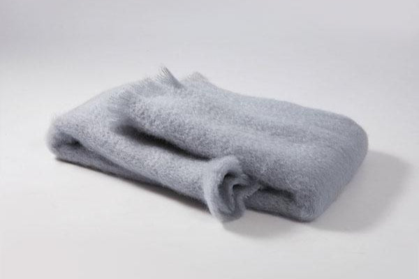 Mohair Foulard Gris Indigo 014 18x170