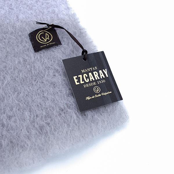 Mohair Foulard Indigo Grey 014 18x170