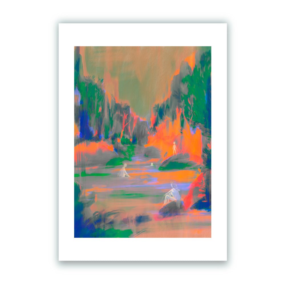 Los Cuatro de Nosotros Impresión Giclée