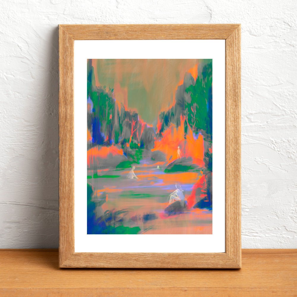 Los Cuatro de Nosotros Impresión Giclée