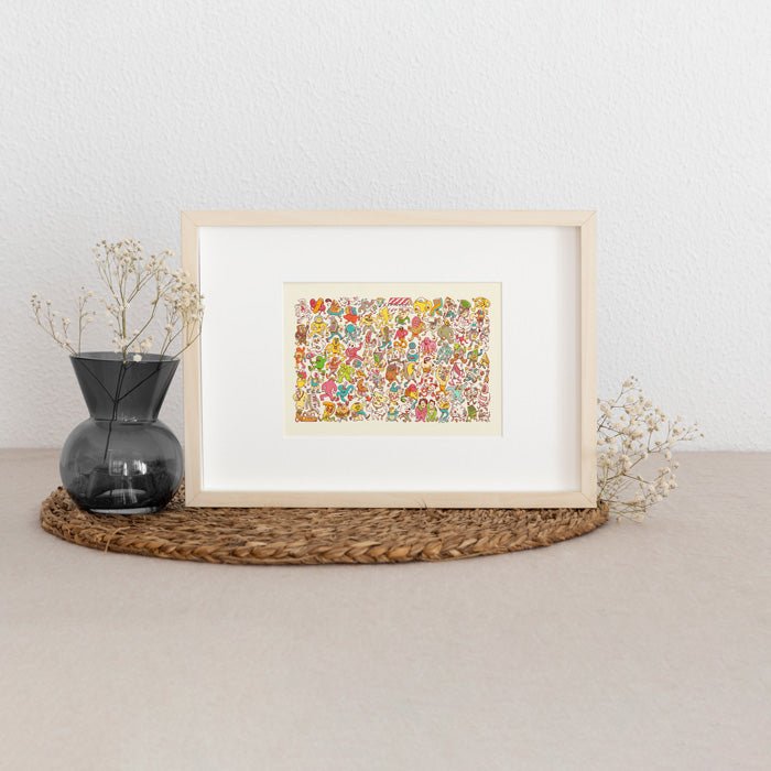 Amigos de Brosmind Impresión Giclée A5