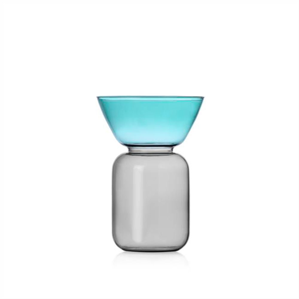 Vase Gelée Smoke Petrol Small