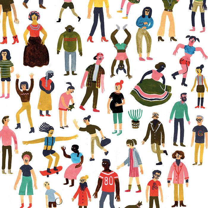 Gente Impresión Giclée A3