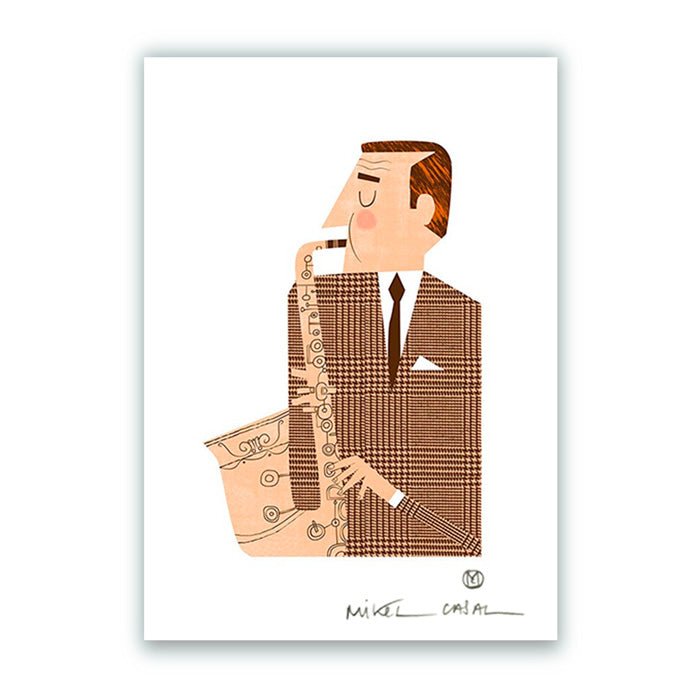 Stan Getz Giclée Print A5