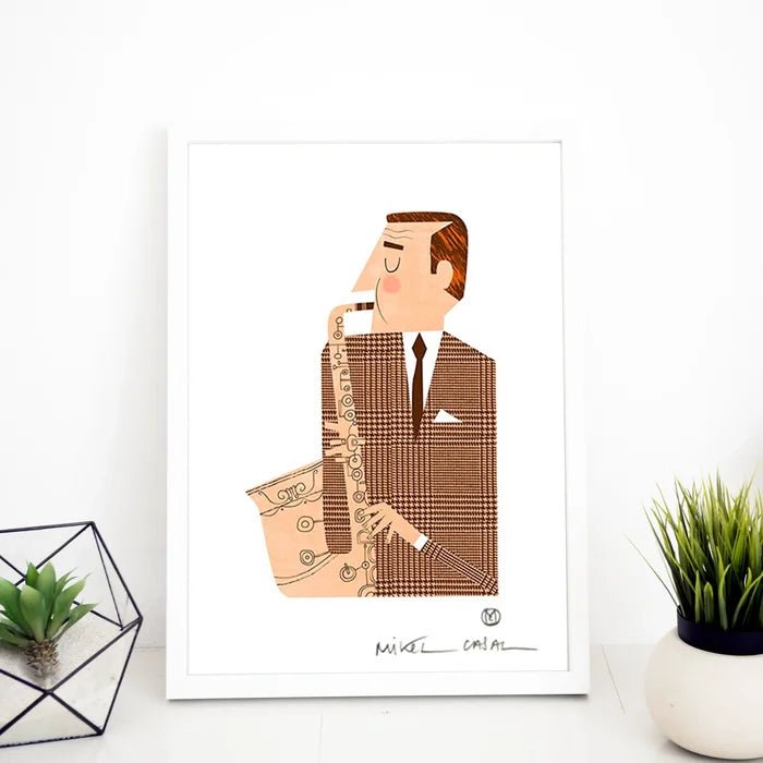 Stan Getz Giclée Print A5