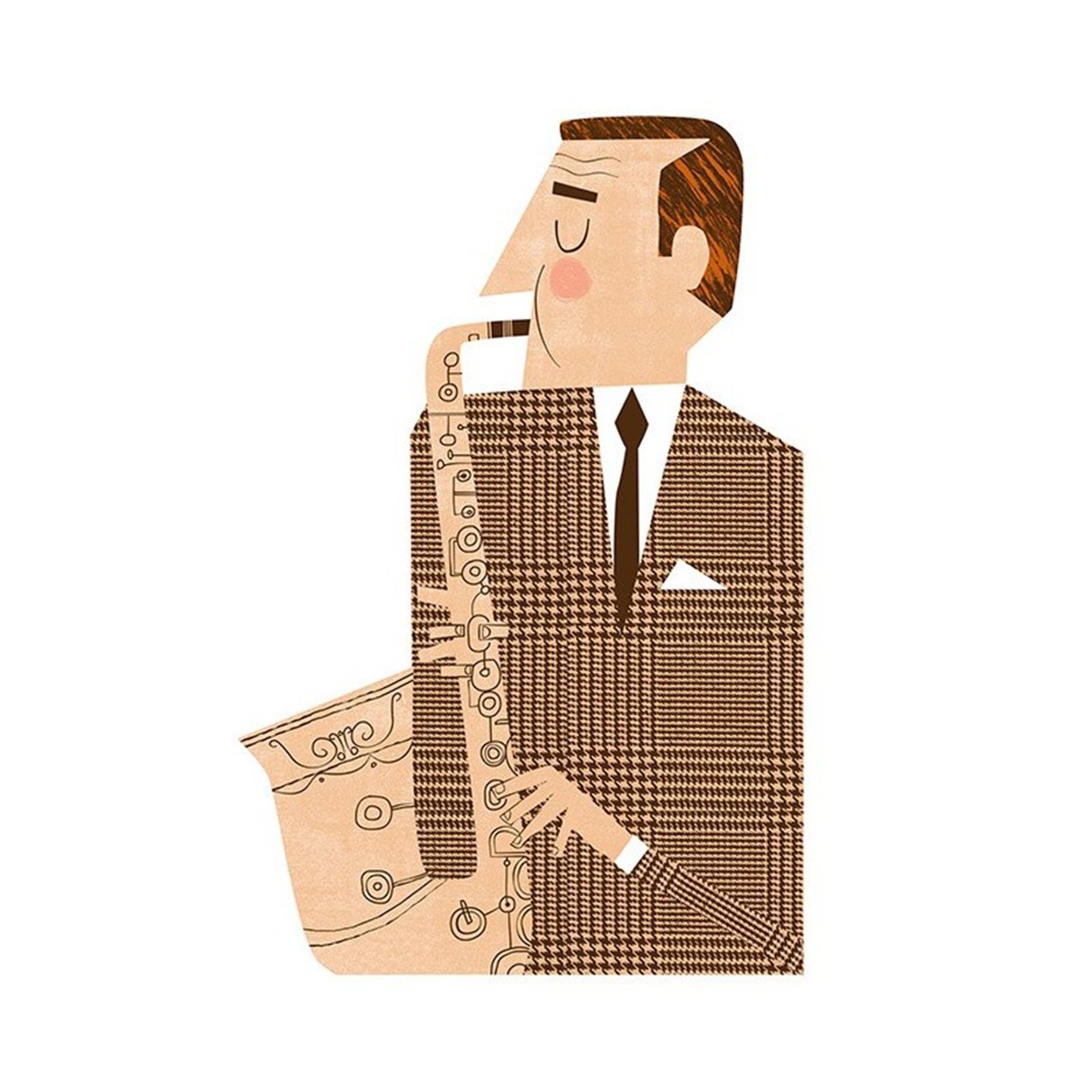 Stan Getz Giclée Print A5