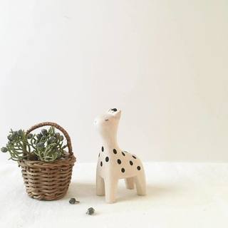 Pole Pole Wooden Animal Giraffe