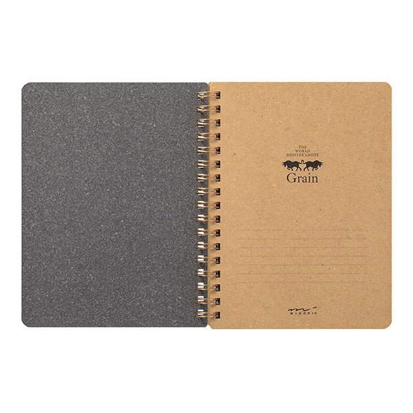 Cuaderno de Anillas WM Grain Variante B6 Marrón Oscuro