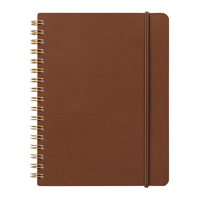Cuaderno de Anillas WM Grain Variante B6 Marrón Oscuro