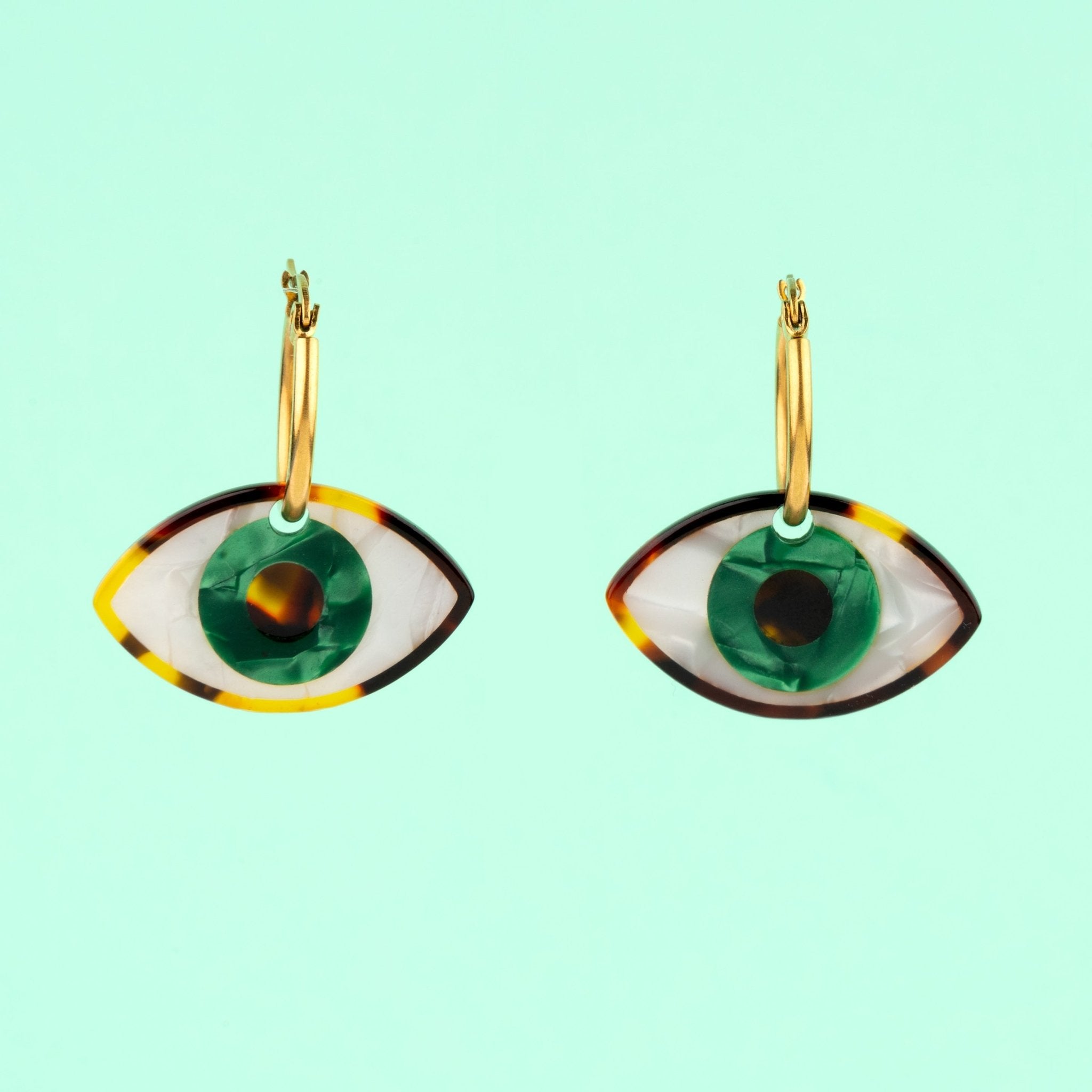 Pendientes Ojos Verdes