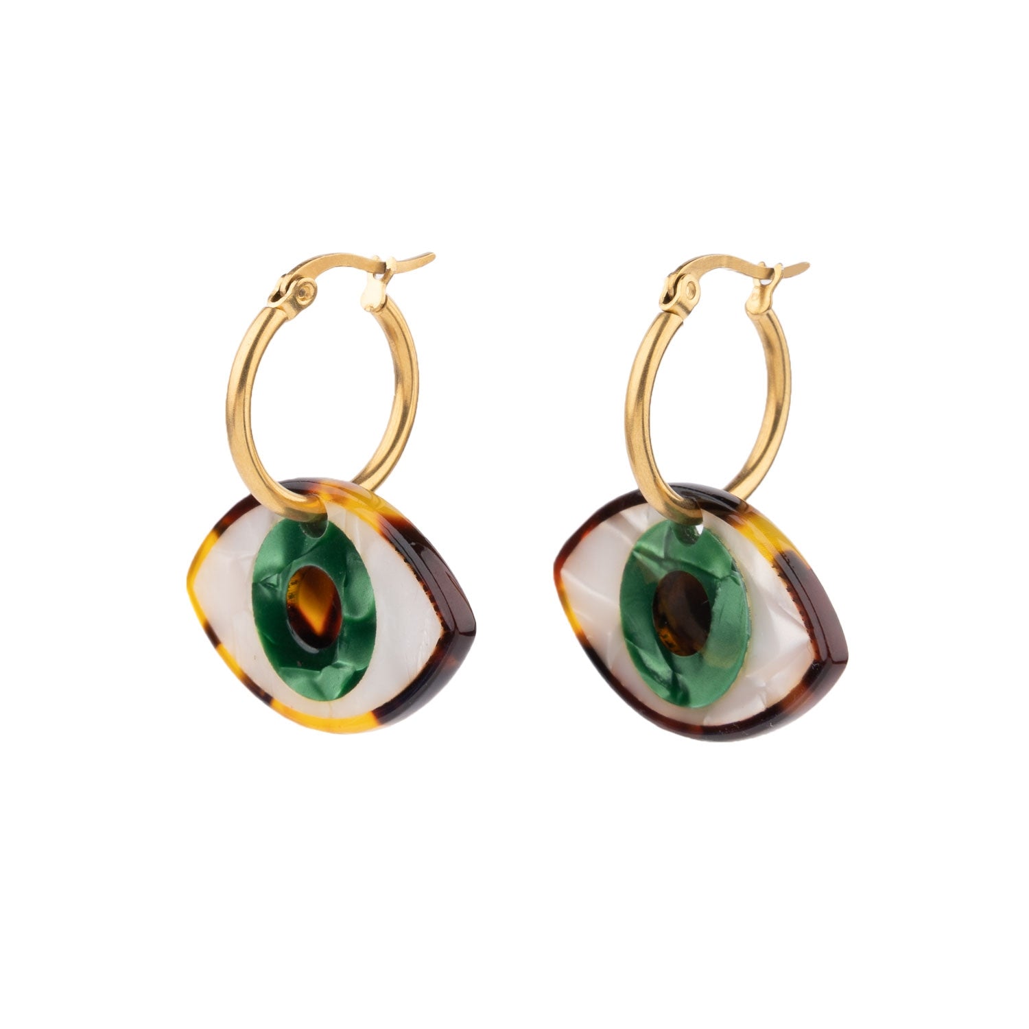 Pendientes Ojos Verdes