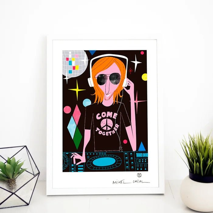 David Guetta Impresión Giclée A5